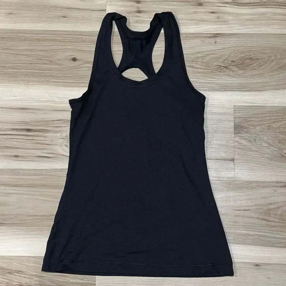 Athleta Nitro Keyhole Black Tank Top Women’s XXS